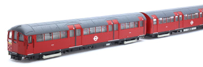 1938 Tube Stock - London Underground (White Roundels) "Bus" Red Set C (Northern & Bakerloo Line) 3-Car EMU