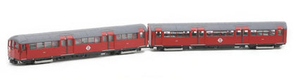 1938 Tube Stock - London Underground (White Roundels) "Bus" Red Set C (Northern & Bakerloo Line) 3-Car EMU