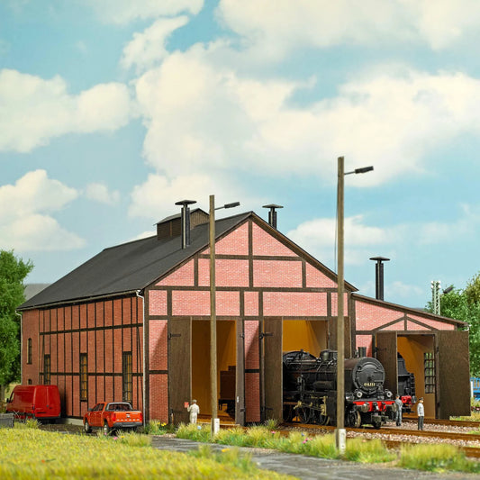 BUS1956 Locomotive shed