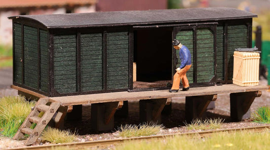 BUS1963 Temporary Shed / Ramp H0
