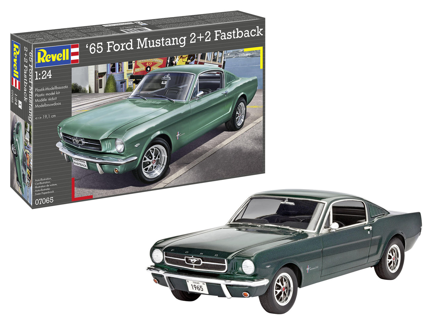 1965 Ford Mustang 2+2 Fastback Model Kit