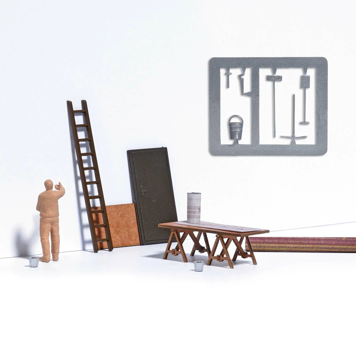 BUS1991 HO Scale Furnishings ' Wallpapering '