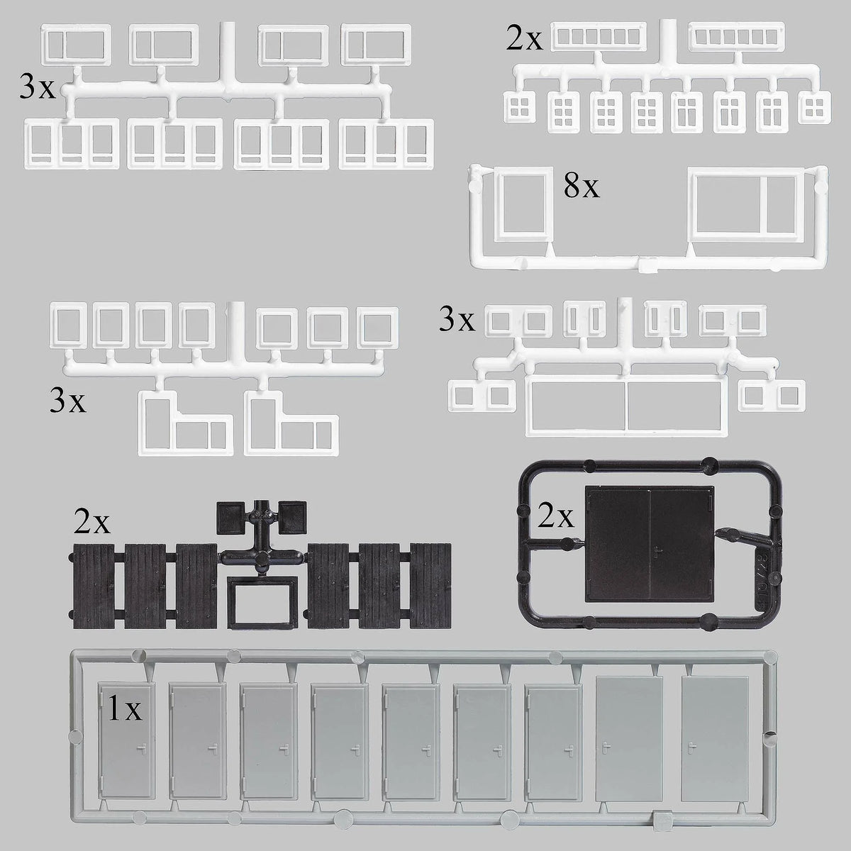 BUS1998 HO Scale Windows & Doors