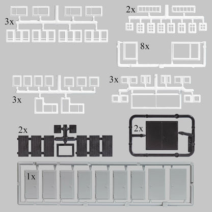 BUS1998 HO Scale Windows & Doors
