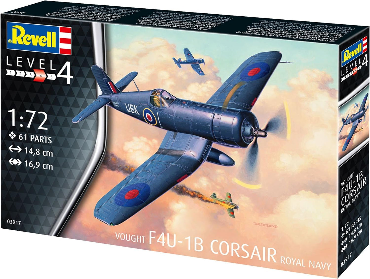 Vought F4U-1B Cor - sair "Royal Navy" Model Kit