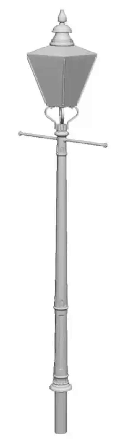 OO Gauge - Detailing - GWR No2 Column Circular Lamps x5