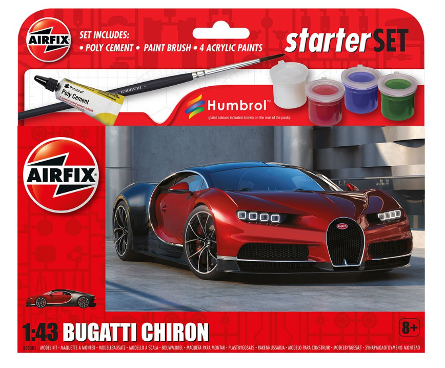 Starter Set - Bugatti Chiron - Model Kit