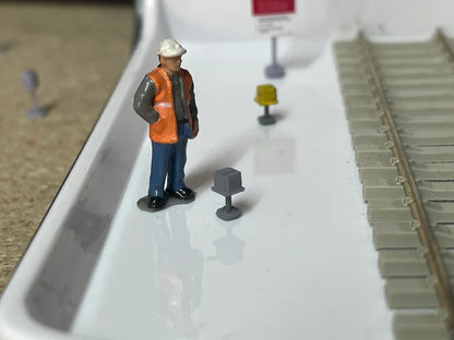 OO Gauge Dis Box + Axel Counters (Pack of 10) - Unpainted