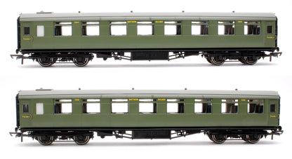 Set of 2 Maunsell Third Class Dining Saloon SR No.1363 & 1366 Coaches