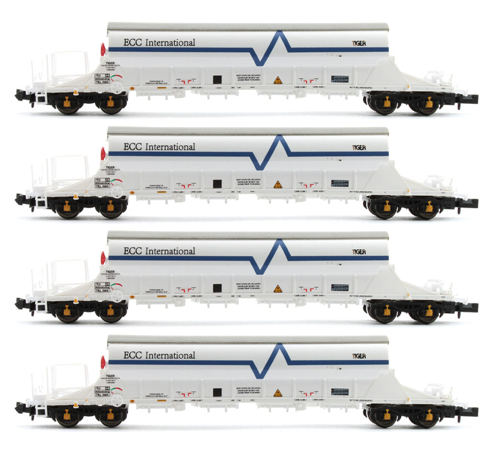 Set of 4 PBA Tiger TRL 11603 ECC International White