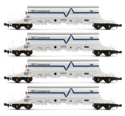 Set of 4 PBA Tiger TRL 11603 ECC International White