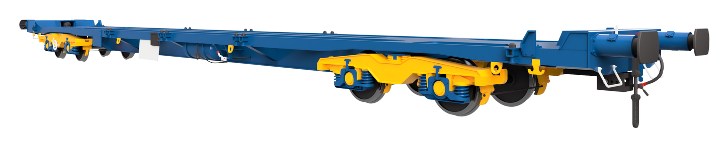 PFA 93419 Tiphook Blue VNH-1 Bogies Blue Body