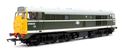 Pre-Owned Class 31 No. D5803 BR Green Full Yellow Ends BR Arrows Diesel Locomotive (DCC Sound)
