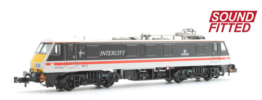 Class 90/0 90006 'High Sheriff' BR InterCity (Swallow) Electric Locomotive - DCC Sound