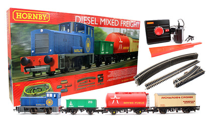 Hornby R1292M Diesel Mixed Freight Train Set – Rails
