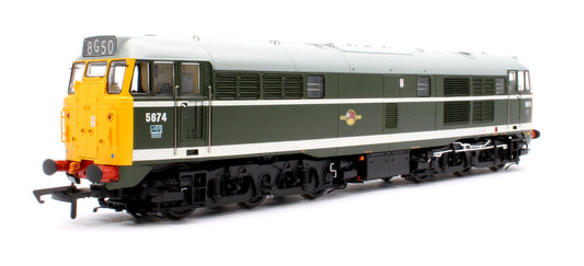 Pre-Owned ACC2740-5674DCC Class 31 No.5674 BR Green (full yellow ends, LU trip cock & tabet catcher recess) Diesel Locomotive (DCC Sound)