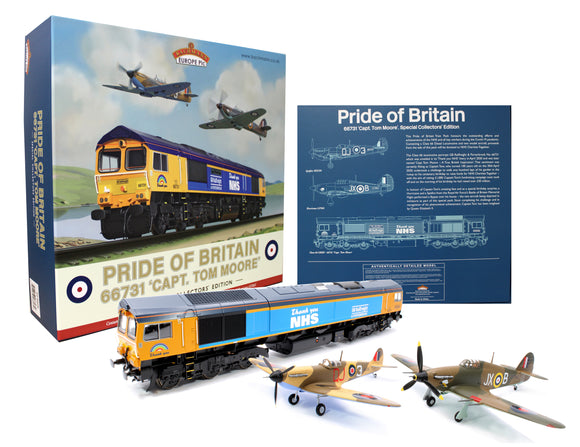 Pride of Britain Class 66 731 'Thank You NHS' GBRf Train Pack