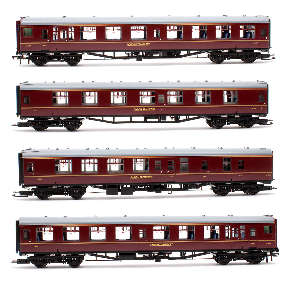 Class 438 4-TC 4-Car Multiple Unit 428 London Transport Lined Maroon