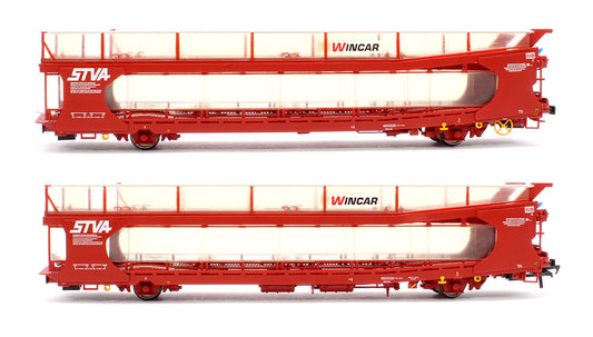 Pre-Owned IPA Twin Double Deck Car Transporter STVA Red