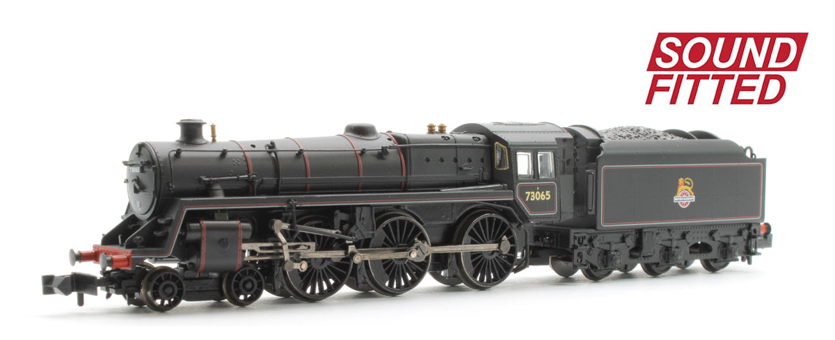 BR Standard 5MT with BR1C Tender 73065 BR Lined Black (Early Emblem) DCC Sound