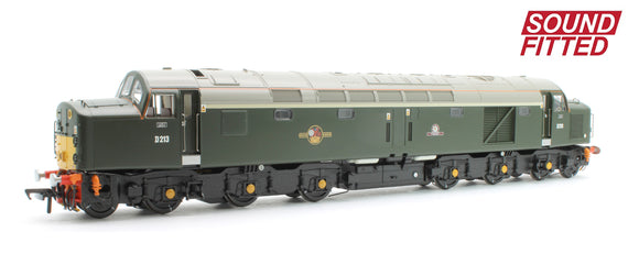 Class 40 Disc Headcode D213 'Andania' BR Green (Small Yellow Panels) Diesel Locomotive - DCC Sound