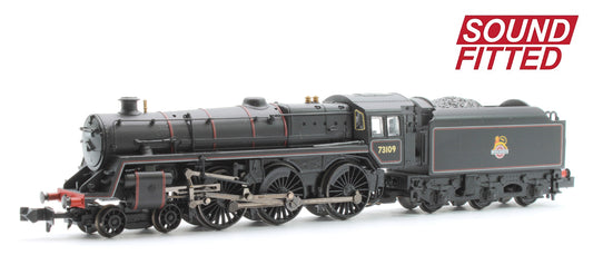 BR Standard 5MT with BR1B Tender 73109 BR Lined Black (Early Emblem) DCC Sound