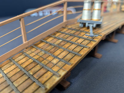 LK708 Wooden Platform Halt Model Kit