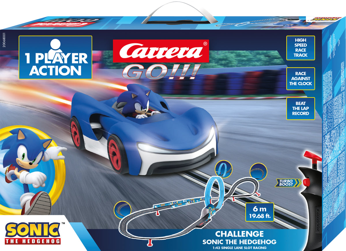 Carrera GO!!! Sonic the Hedgehog™ - Challenger Single-Lane Racetrack ...