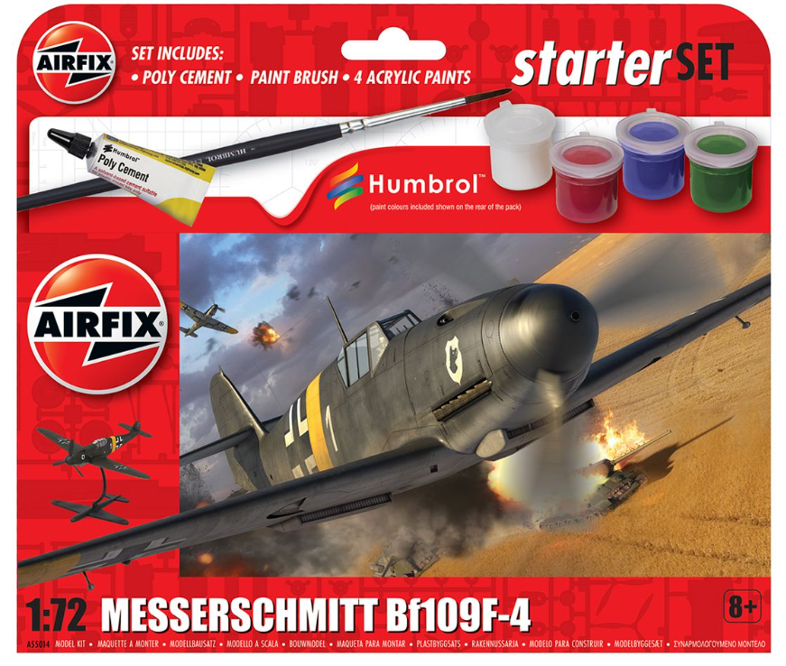 Starter Set - Messerschmitt Bf109F-4 Model Kit