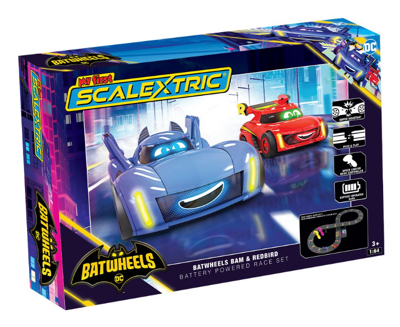 My First Scalextric Batwheels Batman vs Robin Battery Powered Race Set