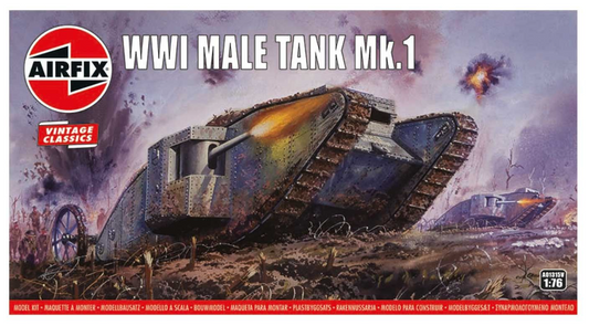 WWI Male Tank Mk.I Model Kit