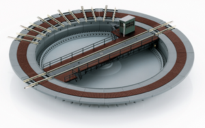 Turntable With 8 Roads