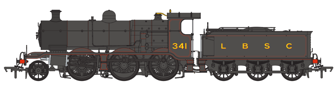 Sonic Models S4102-01 LB&SCR K Class 2-6-0 LBSC Black – Rails