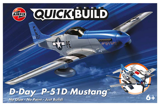 QUICKBUILD D-Day P-51D Mustang Model Kit