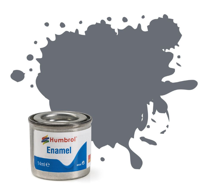 No 5 Dark Ad Grey Gloss Enamel Paint (14ml)