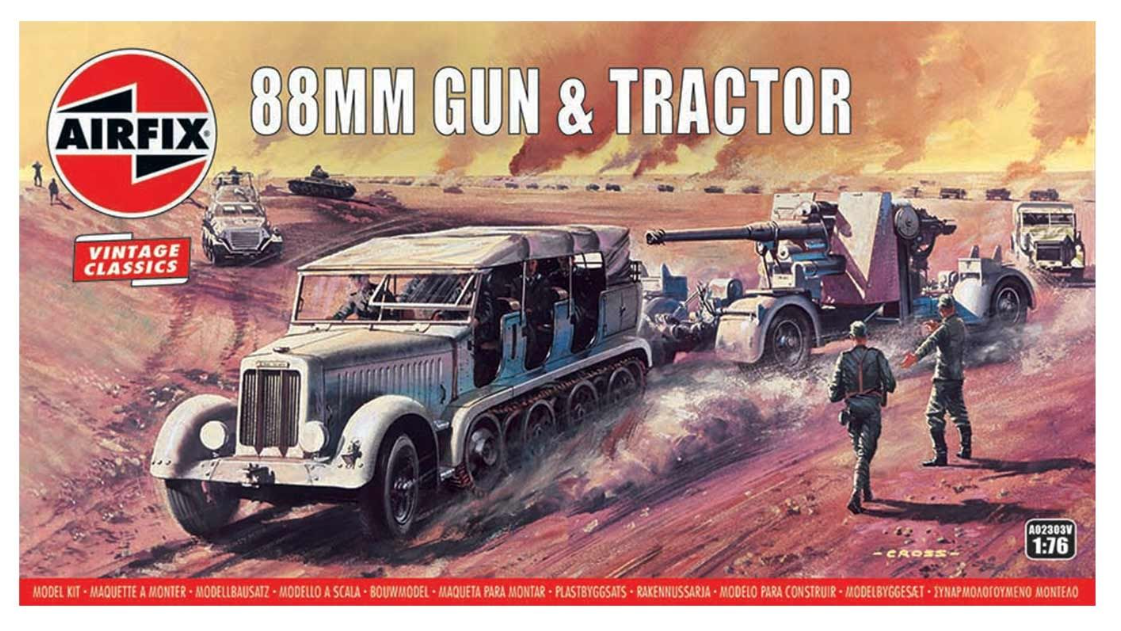 88mm Gun & Tractor Model Kit