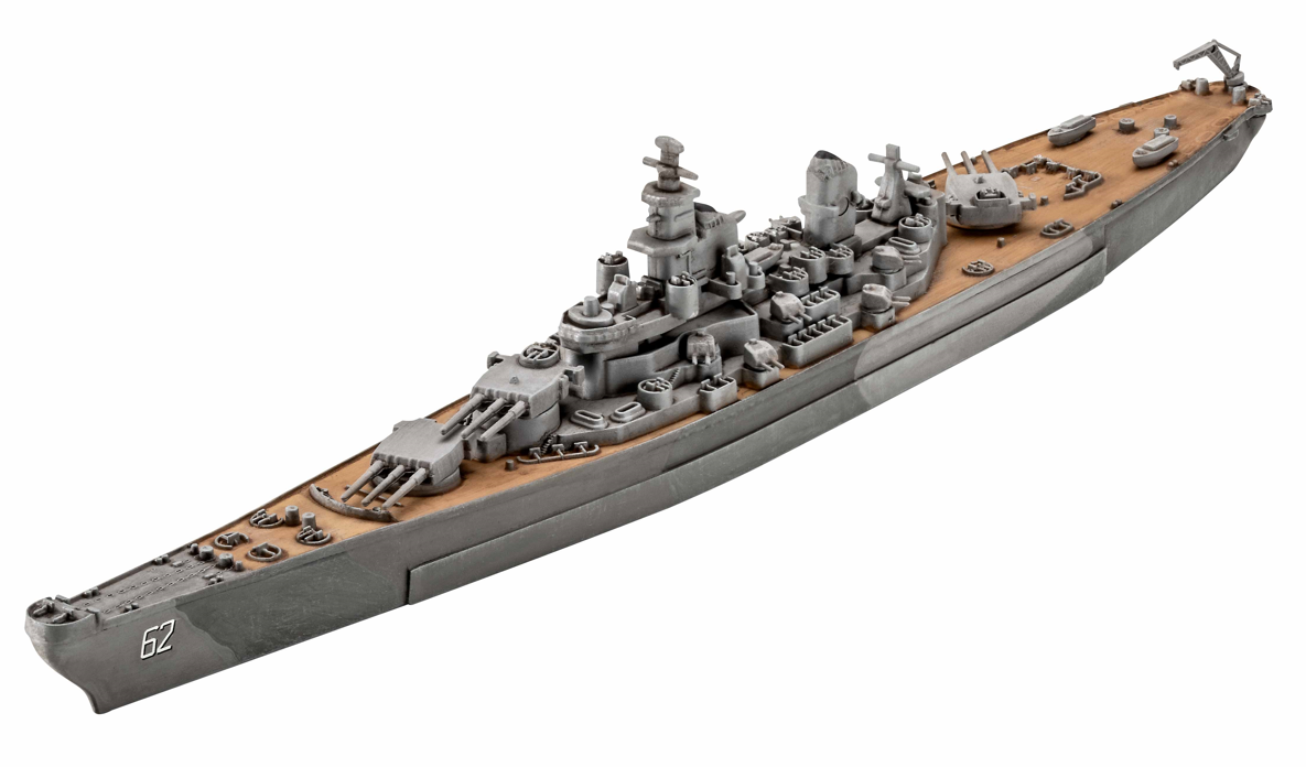 Model Set Battleship USS New Jersey Model Kit