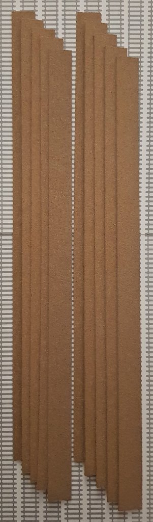 Cork Track Underlay - Long Straight - Pack of 10