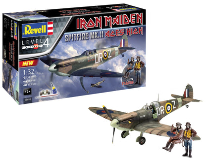 Iron Maiden Aces High Spitfire Mk.II Gift Set (1:32 Scale) Model Kit