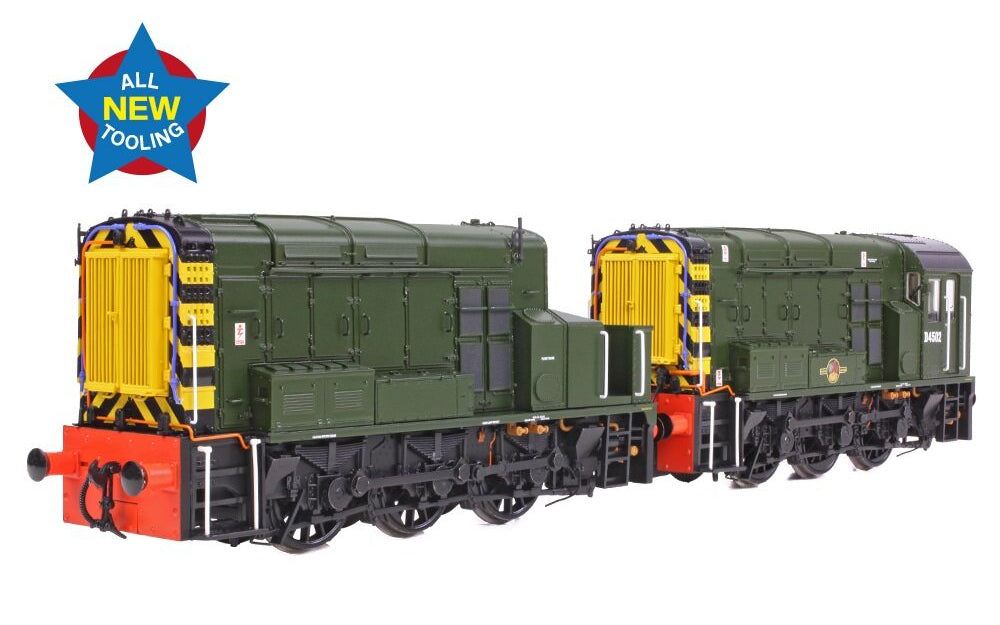Class 13 D4502 BR Green (Wasp Stripes) Diesel Locomotive