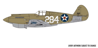 Curtiss P-40B Warhawk Model Kit