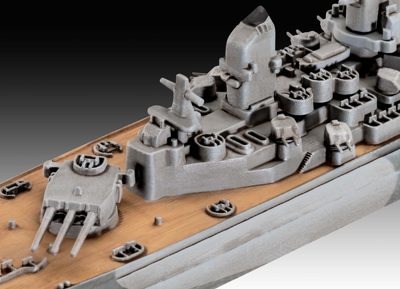 Model Set Battleship USS New Jersey Model Kit