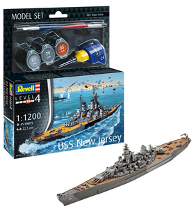 Model Set Battleship USS New Jersey Model Kit