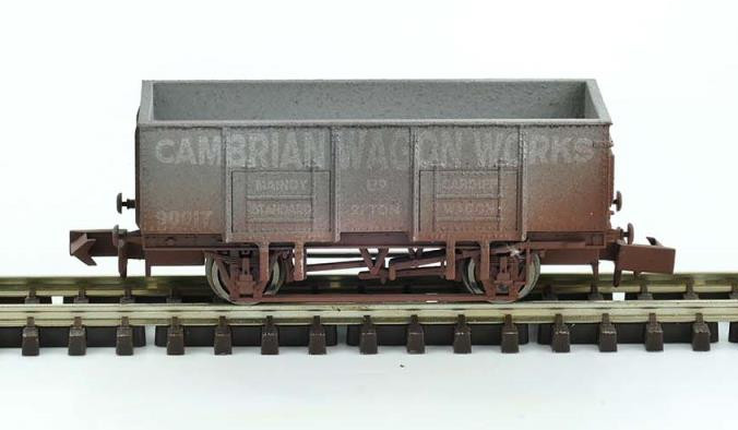 20T Steel Mineral Cambrian Wagon Works 90017 - Weathered