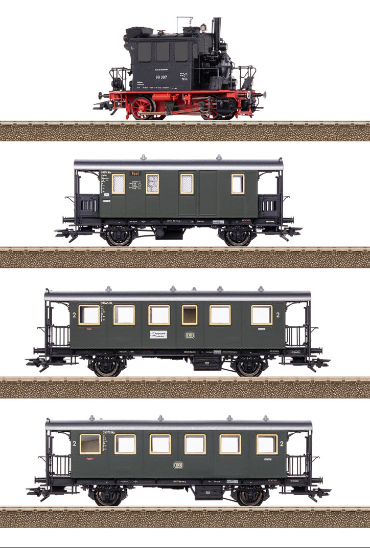 DB BR98.3 Spalter Bockl Steam Train Pack III - DCC Sound