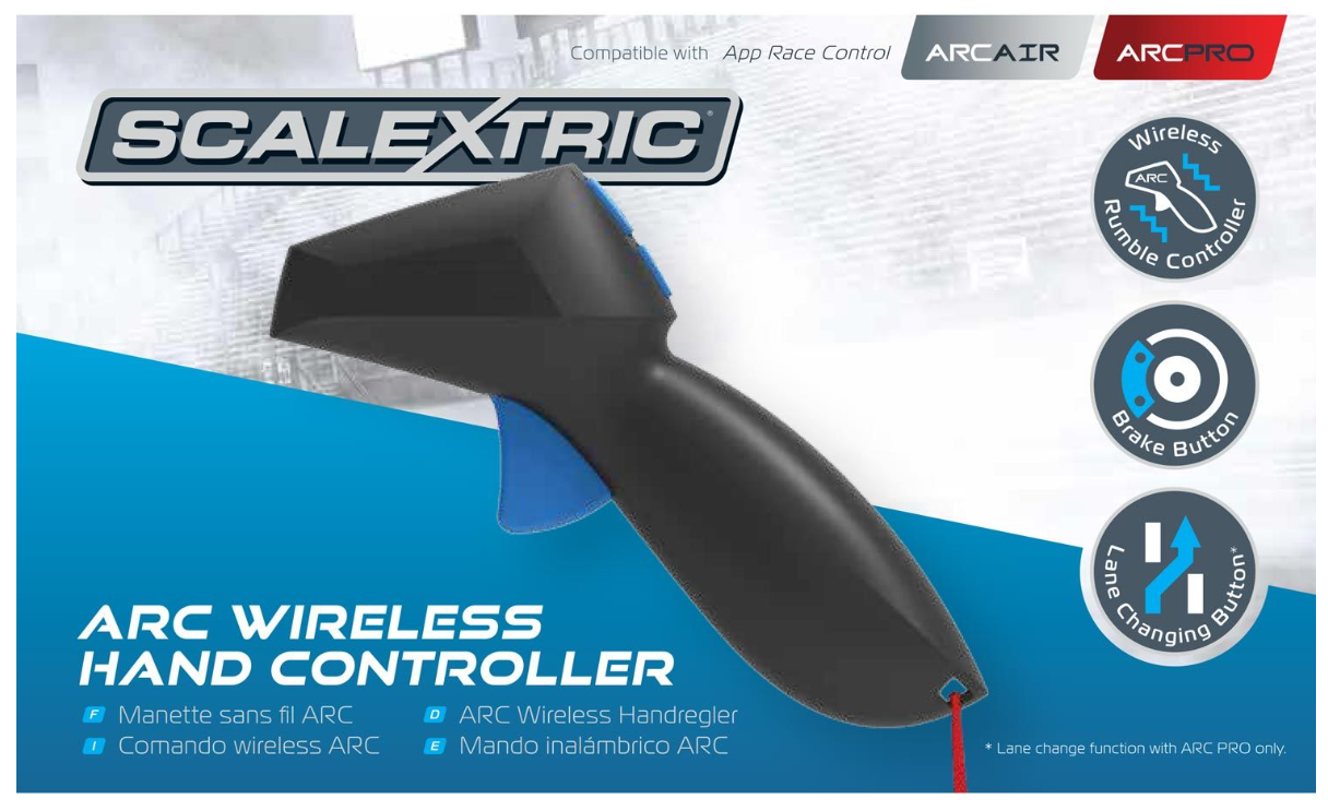 ARC AIR and ARC PRO Wireless Hand Throttle