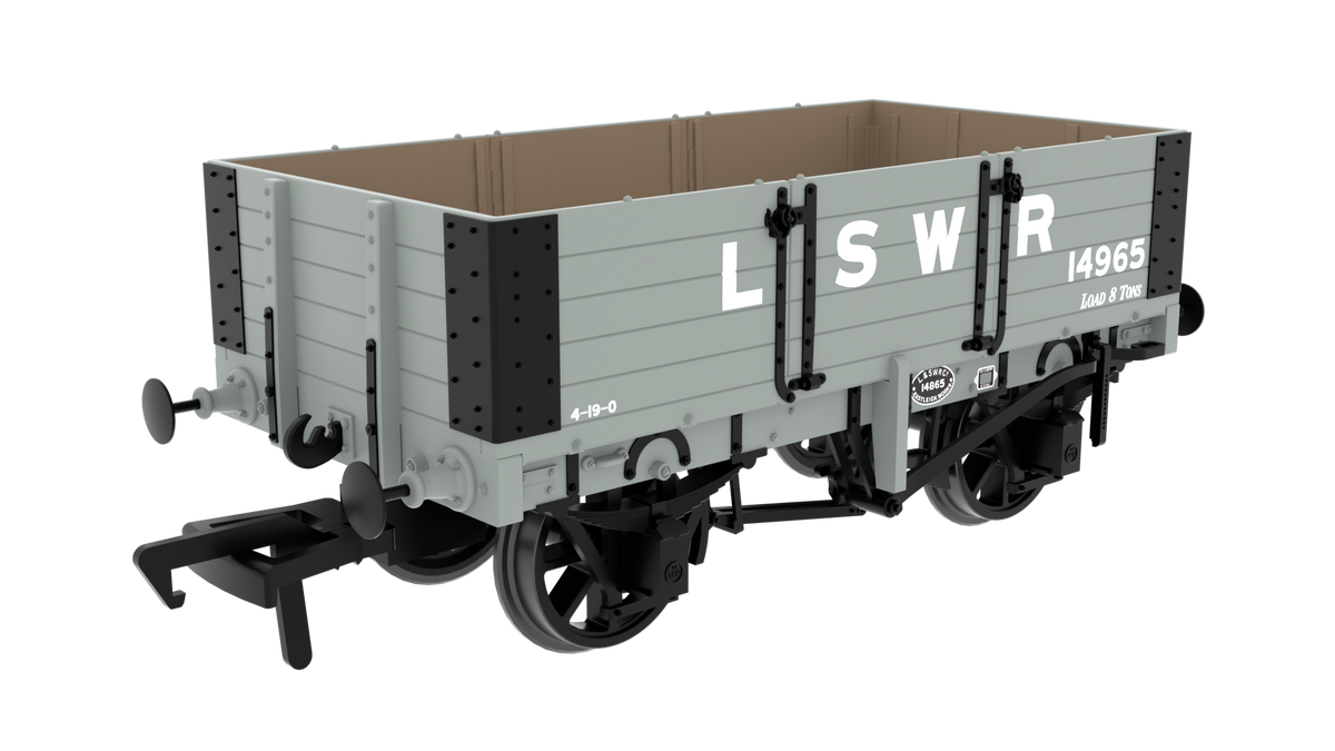 845011 MR D299 5-Plank Open - LSWR Grey No.14965