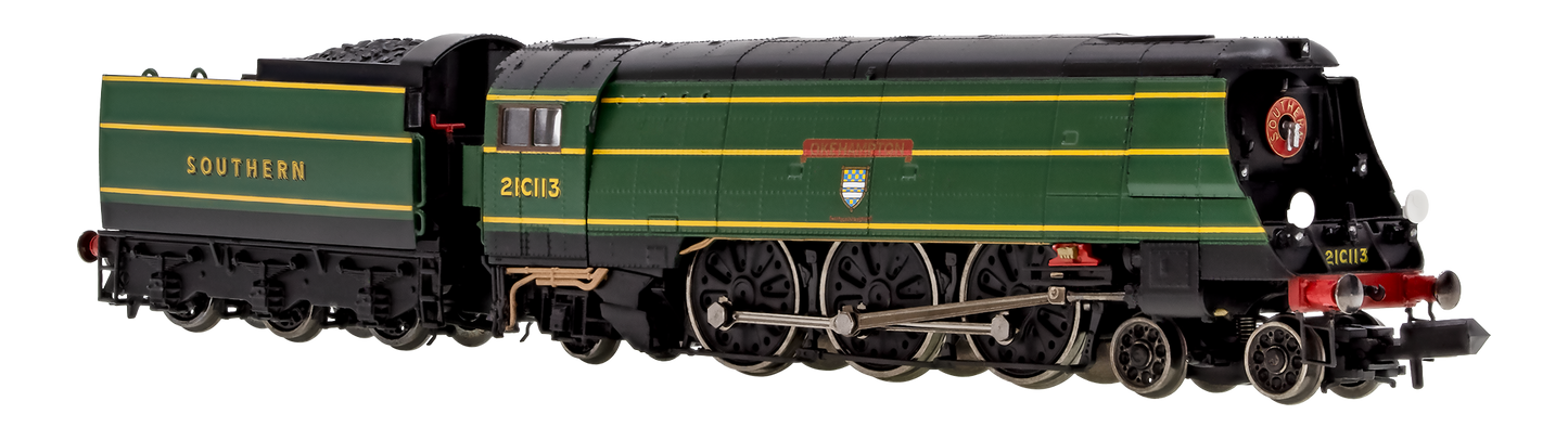 West Country ‘Okehampton’ 21C113 SR Malachite Green Crest - DCC Fitted