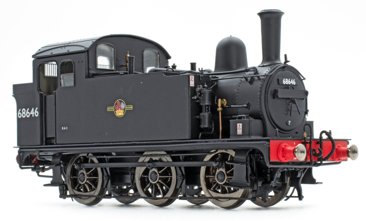 BR Class J68 'Buckjumper' BR Black Late Crest 0-6-0 Tank Locomotive No.68646 (DCC Sound)