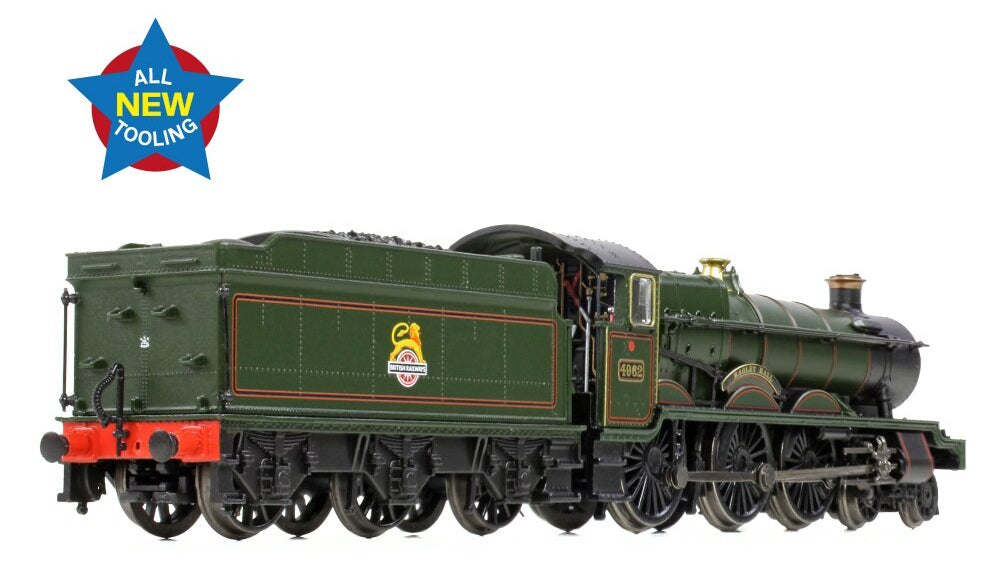 GWR 49XX 'Hall' 4962 'Ragley Hall' BR Lined Green (Early Emblem) Steam Locomotive